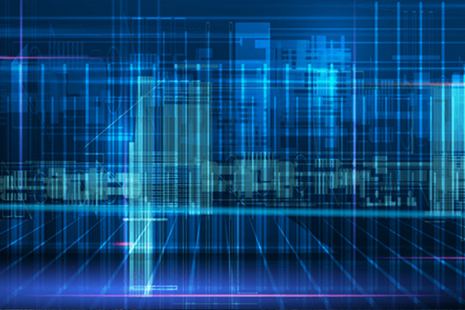 Abstract blue tech background