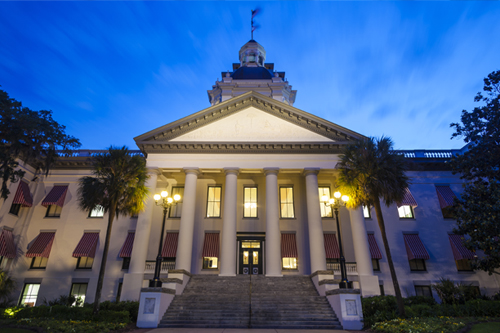 Florida State Capitol In Tallahassee